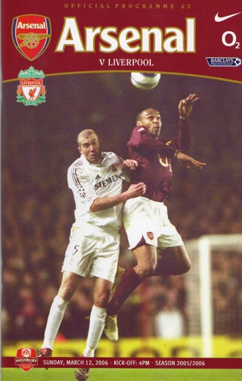 Match programme